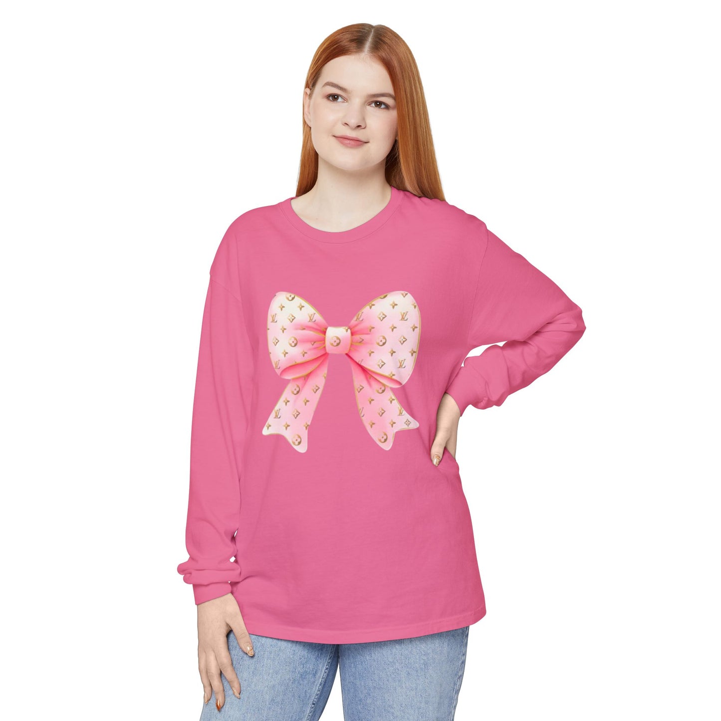 Unisex Garment-dyed Long Sleeve T-Shirt
