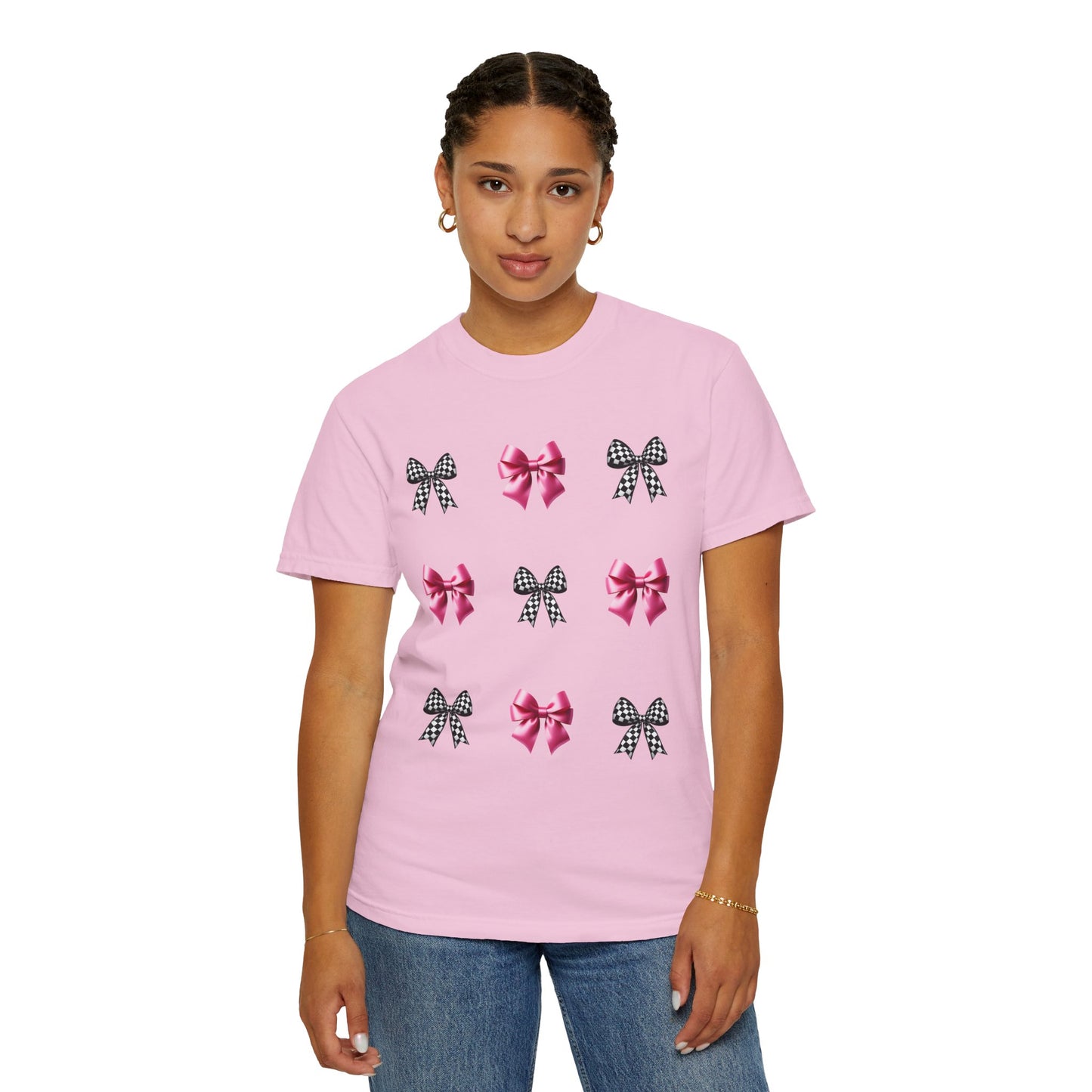 Checkered Bow T-shirt
