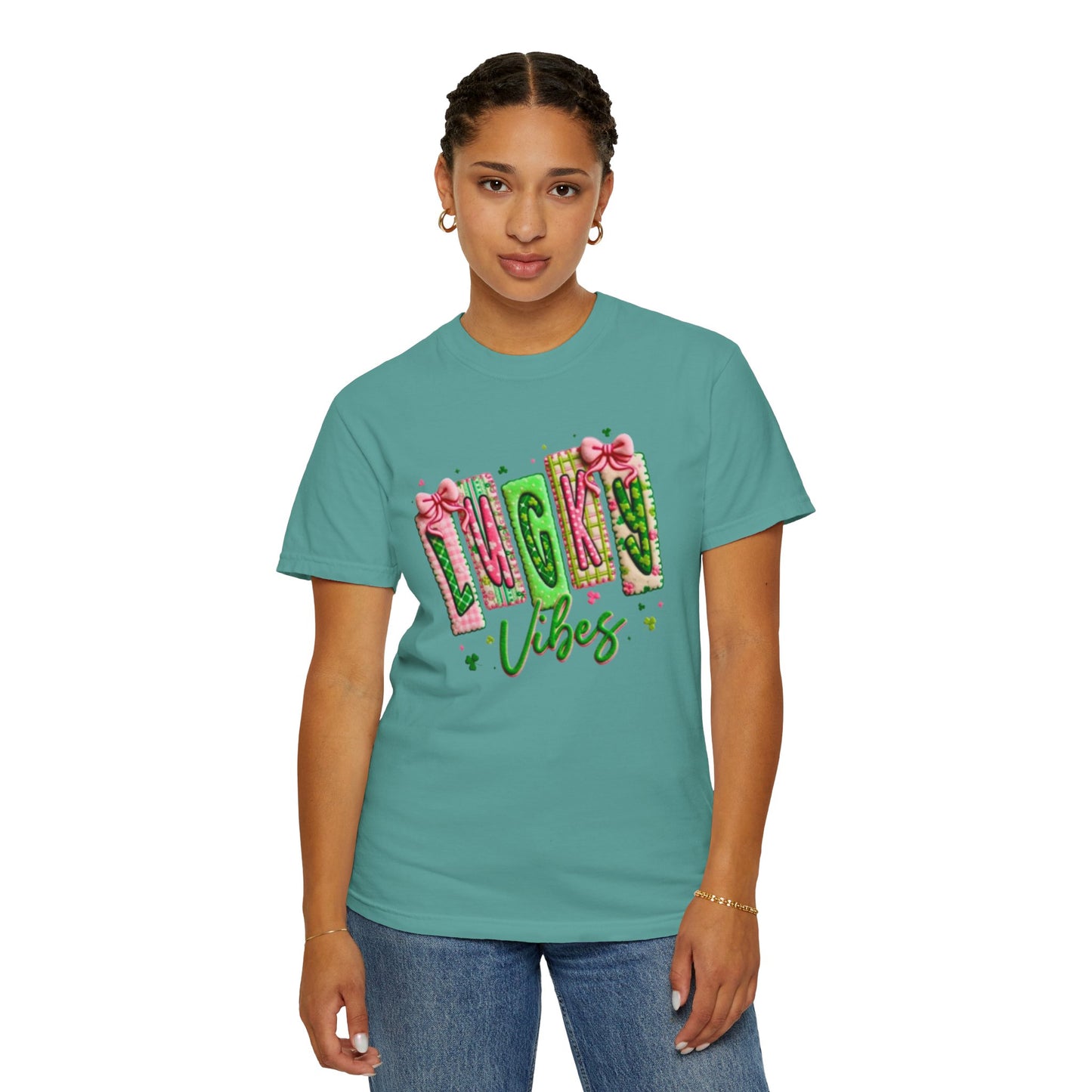 Lucky Vibes Comfort Colors T-shirt