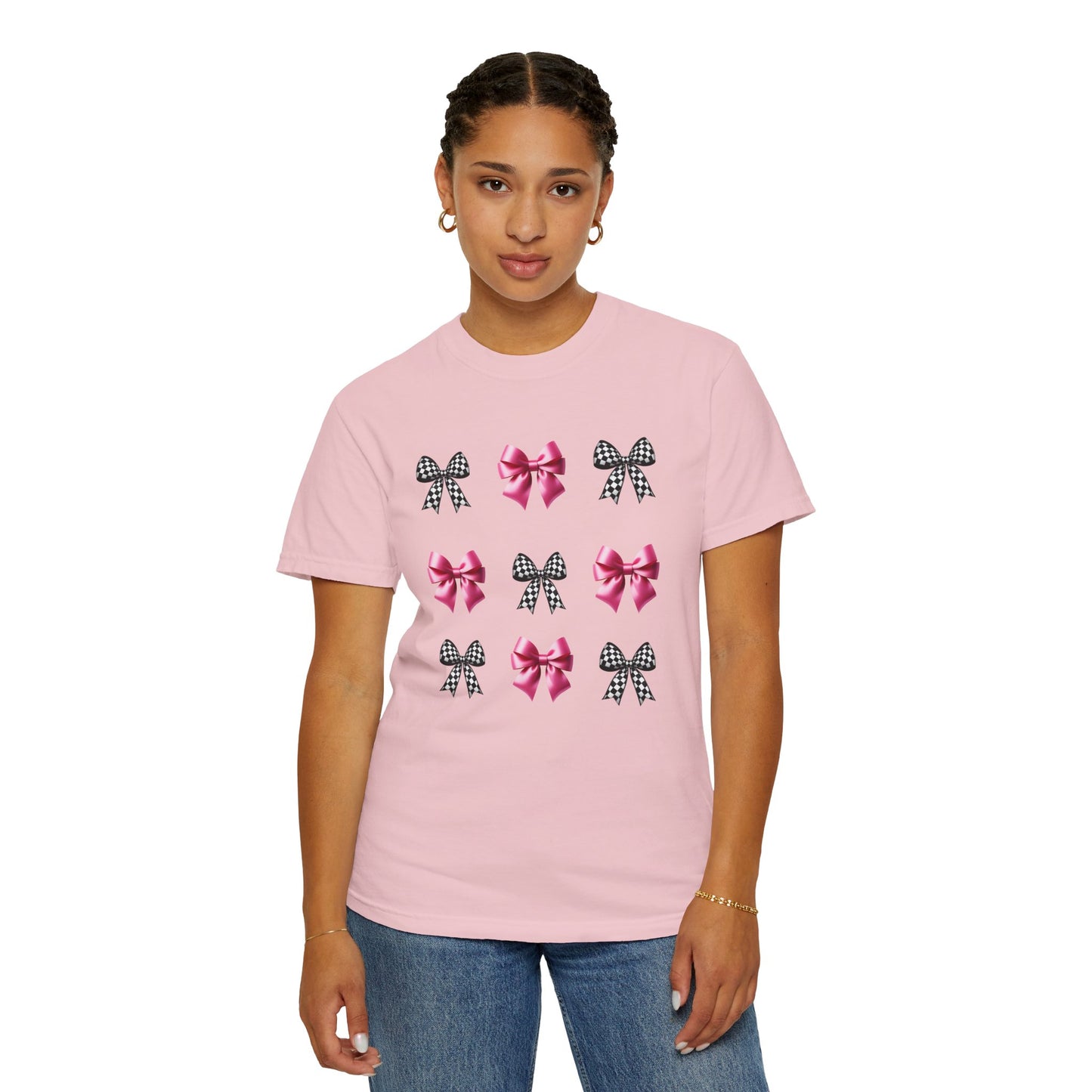 Checkered Bow T-shirt