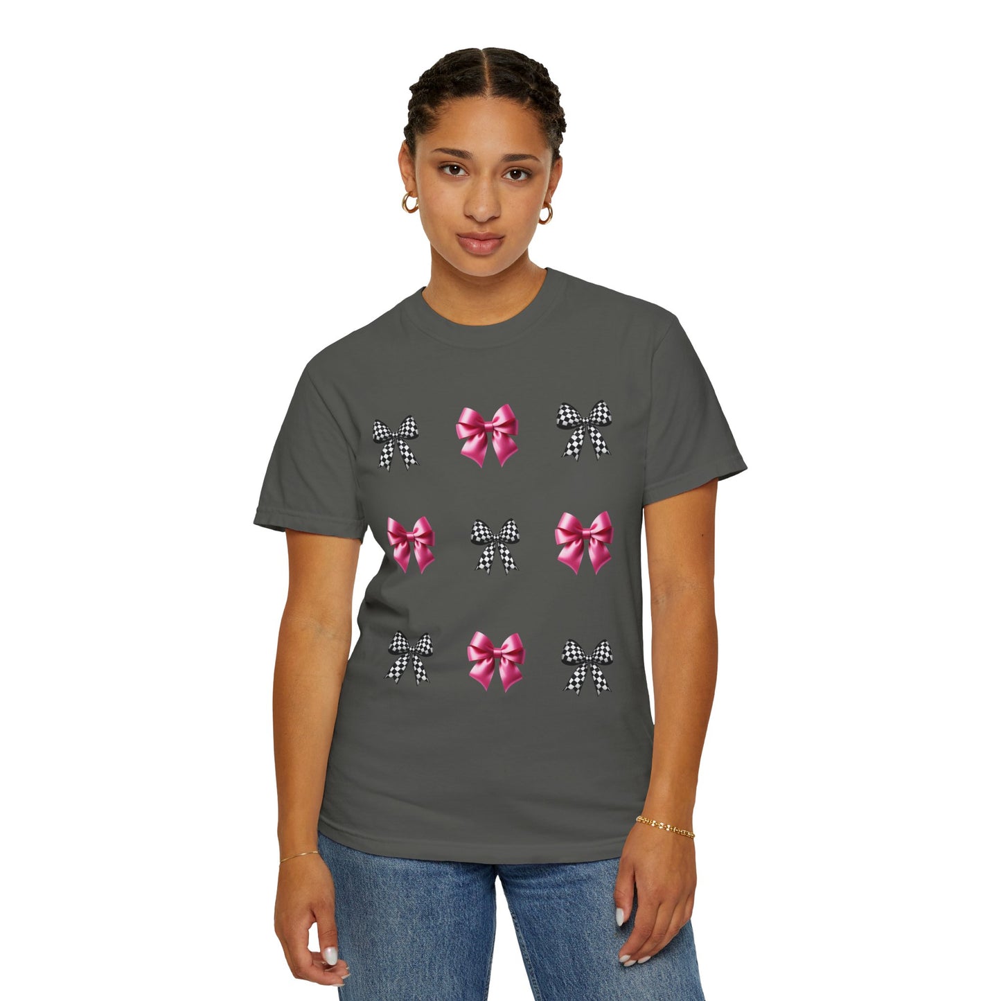Checkered Bow T-shirt