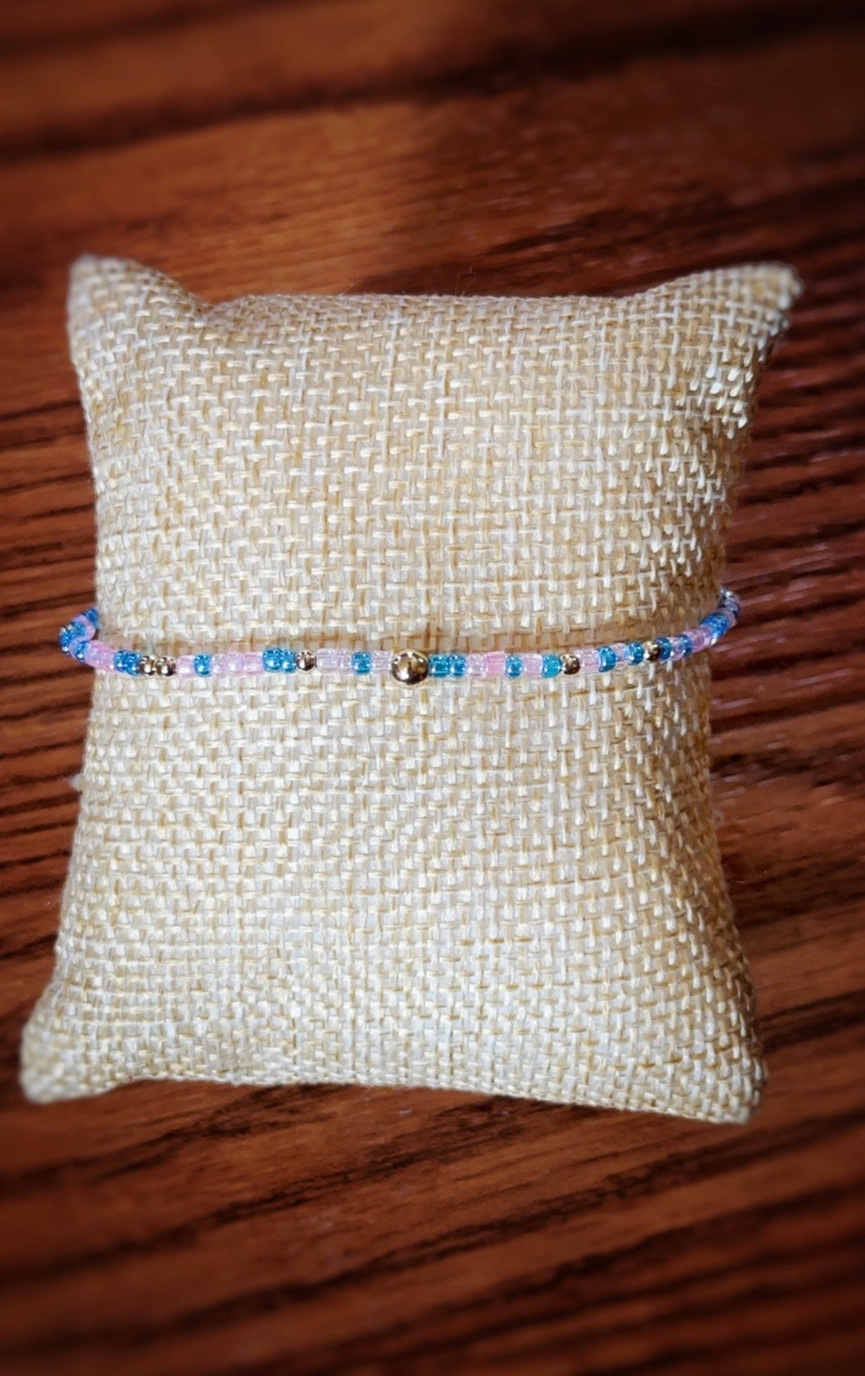 Cotton Candy Barn Owl Bracelet