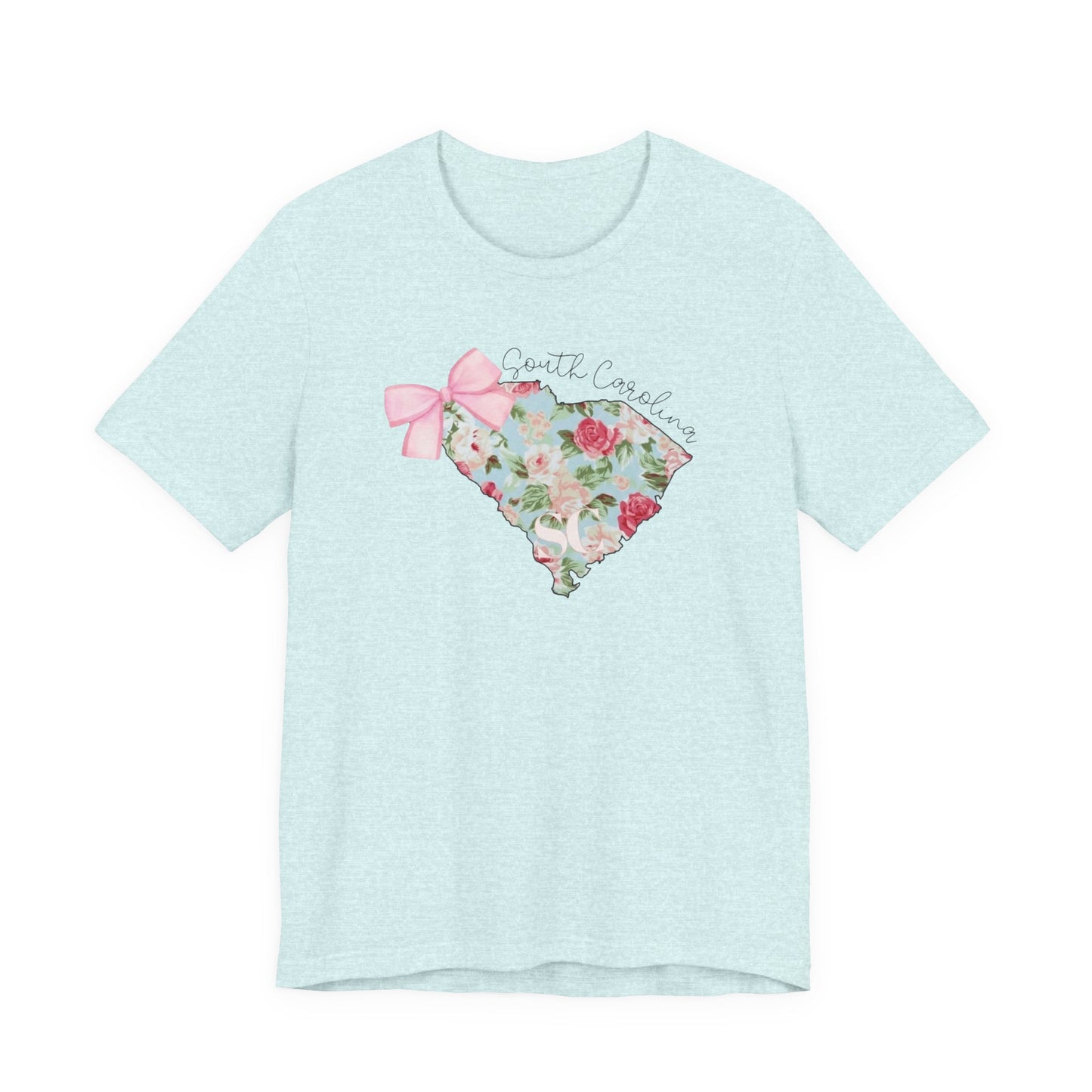 Floral South Carolina Short Sleeve Tee