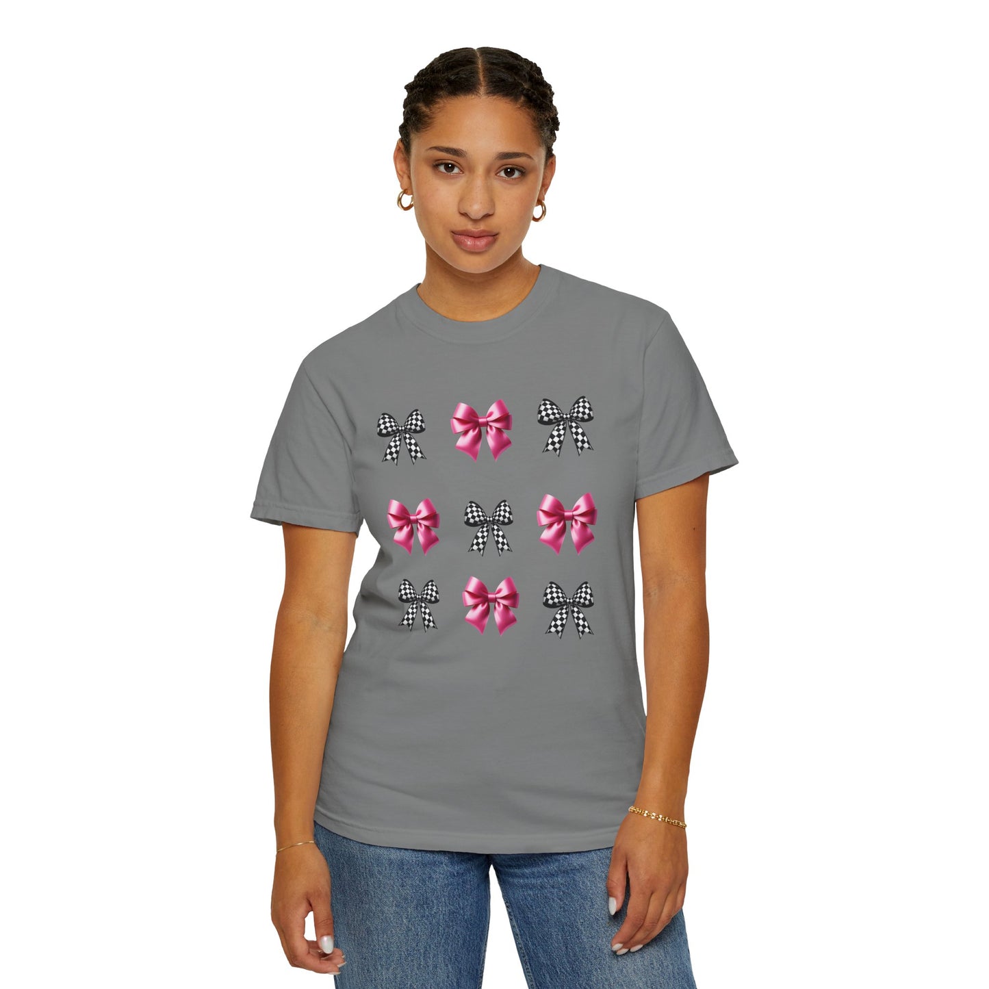 Checkered Bow T-shirt