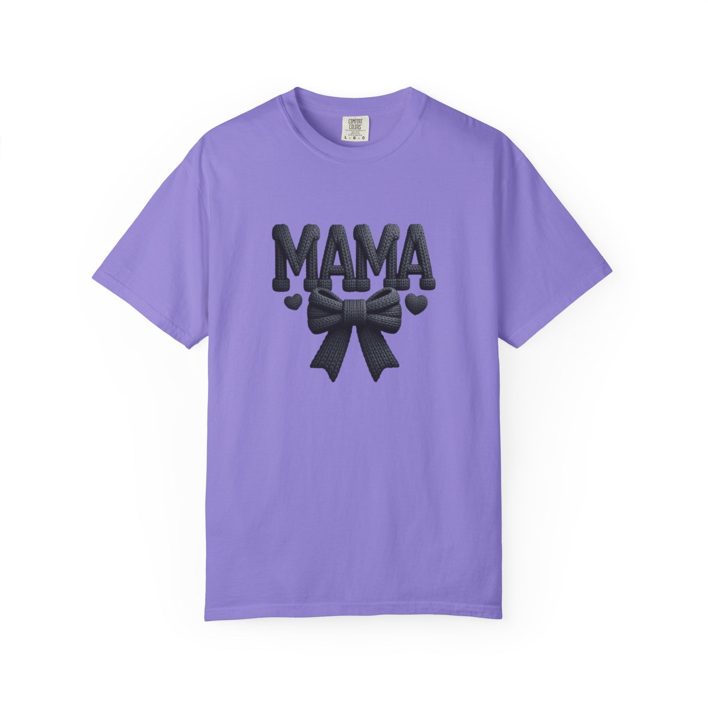 Mama Faux Quilted Design Comfort Colors T-shirt