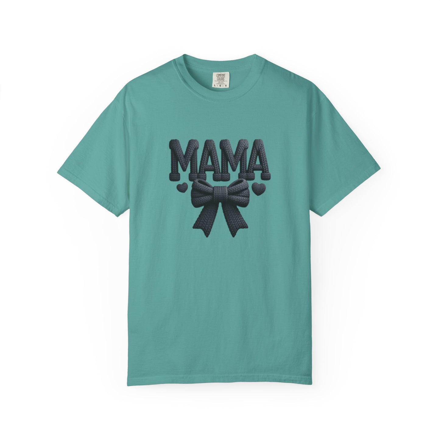 Mama Faux Quilted Design Comfort Colors T-shirt