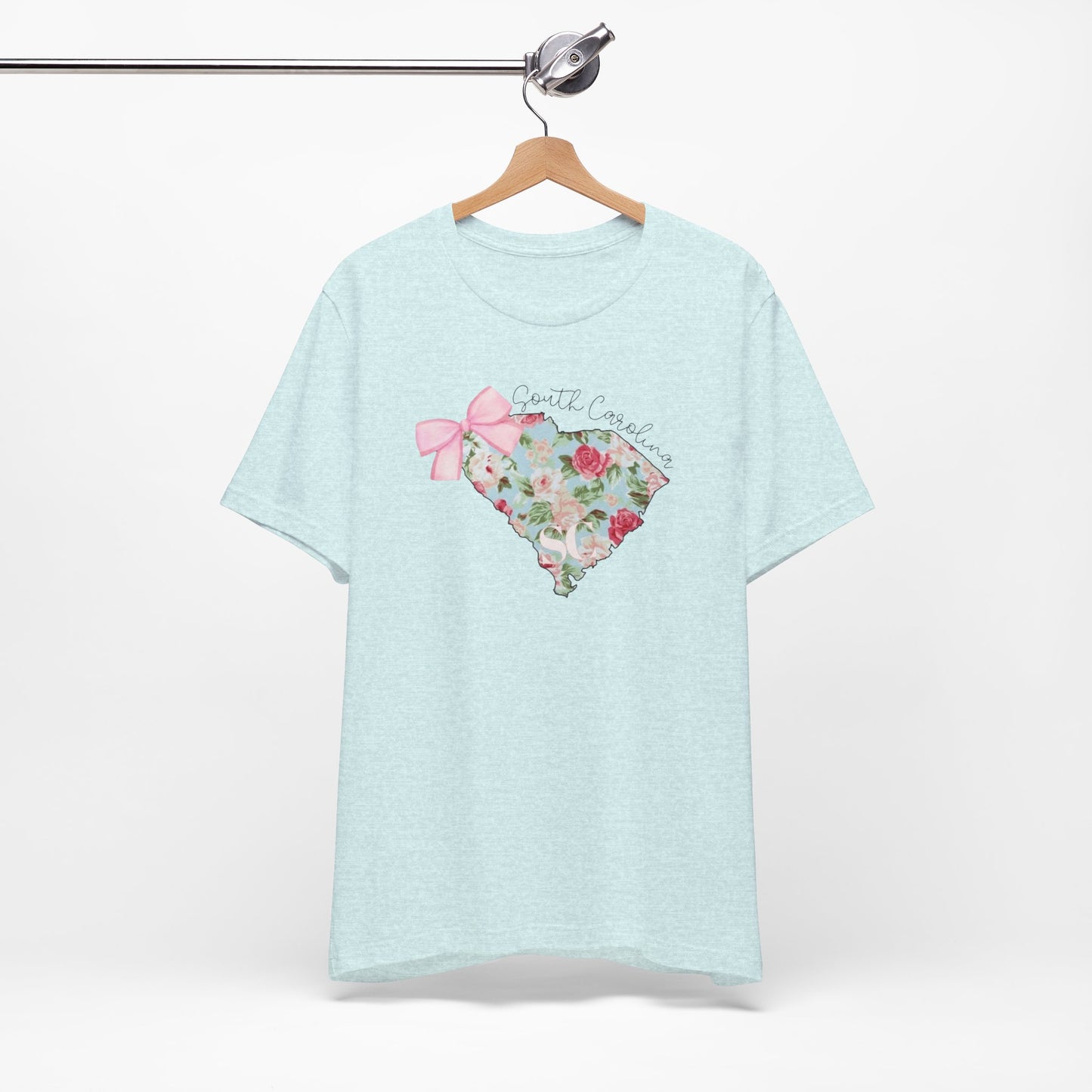 Floral South Carolina Short Sleeve Tee