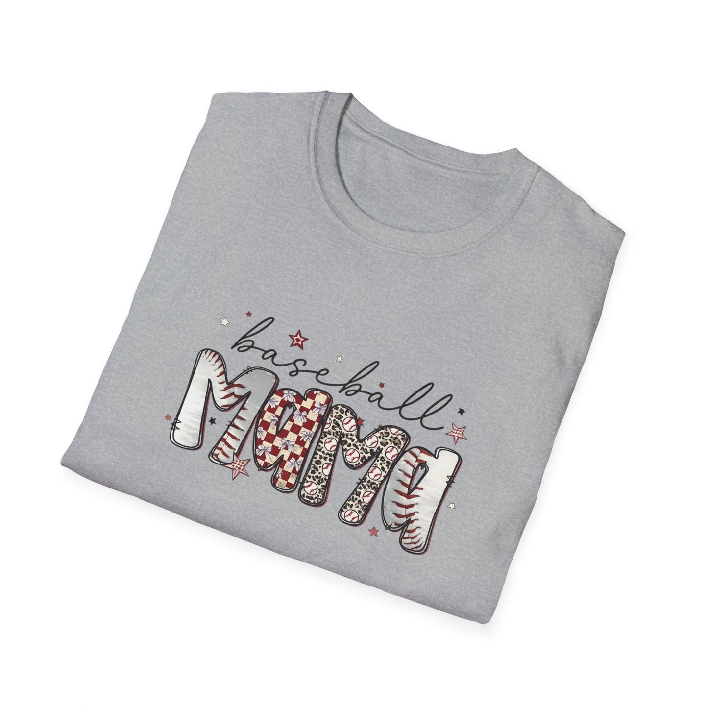 Baseball Mama Softstyle T-Shirt