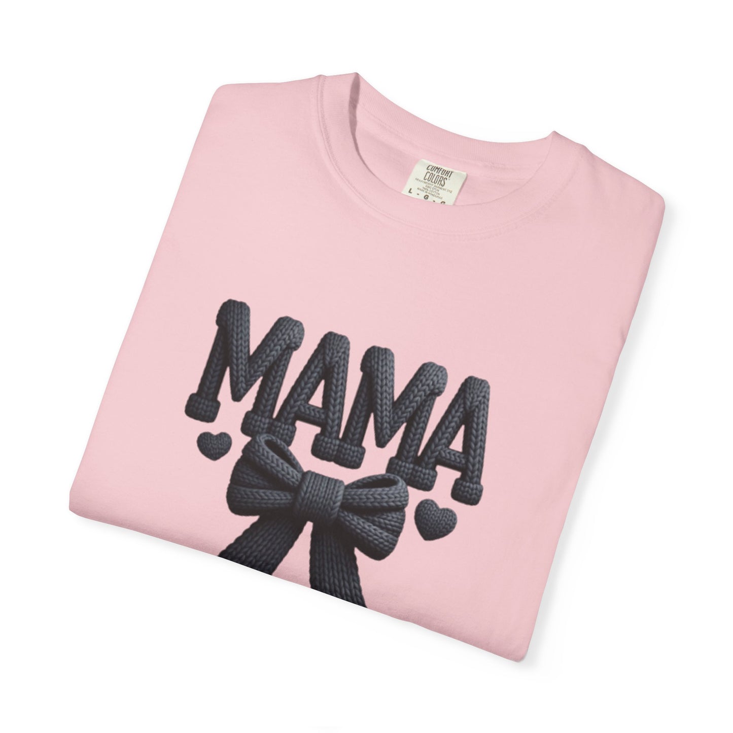 Mama Faux Quilted Design Comfort Colors T-shirt