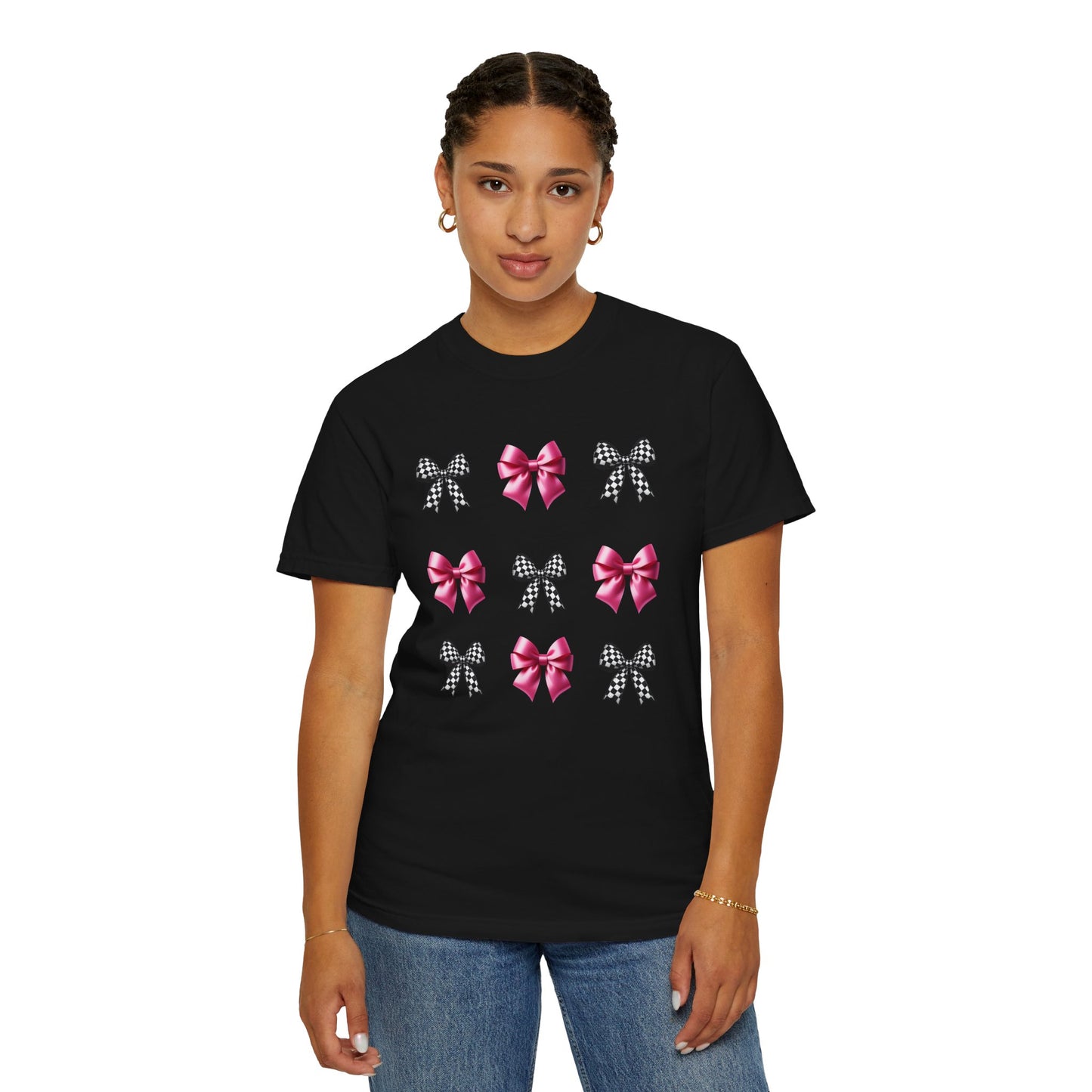 Checkered Bow T-shirt
