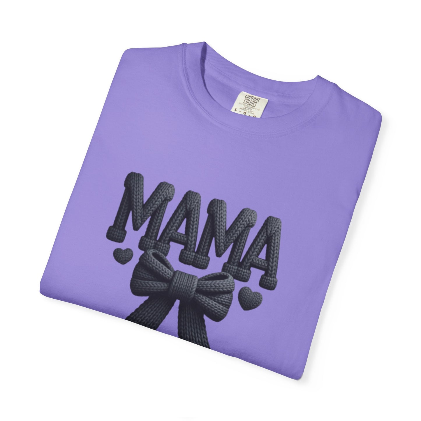 Mama Faux Quilted Design Comfort Colors T-shirt