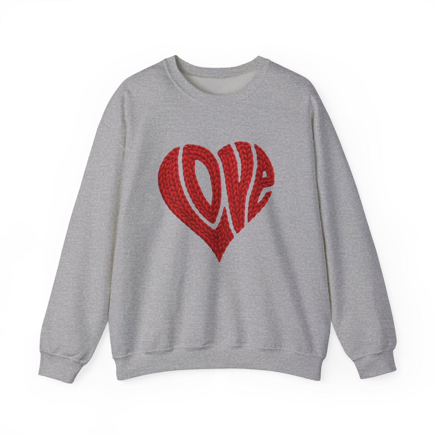 Love Heart Crewneck Sweatshirt
