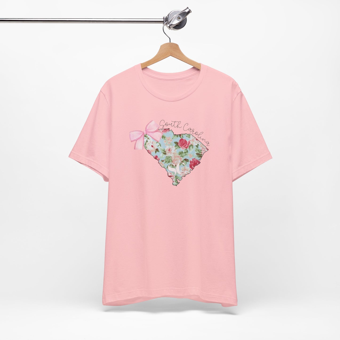 Floral South Carolina Short Sleeve Tee