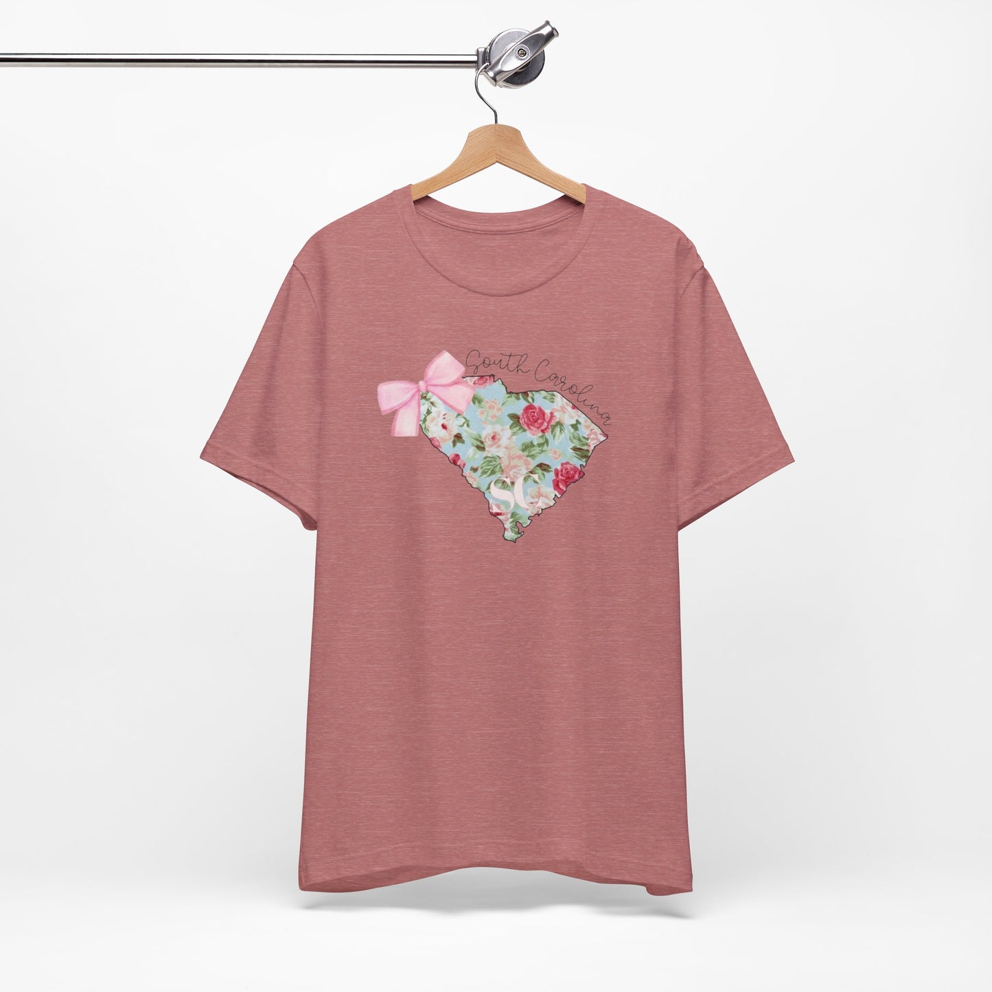 Floral South Carolina Short Sleeve Tee
