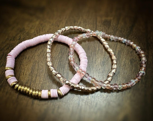 Pink Bracelet Set