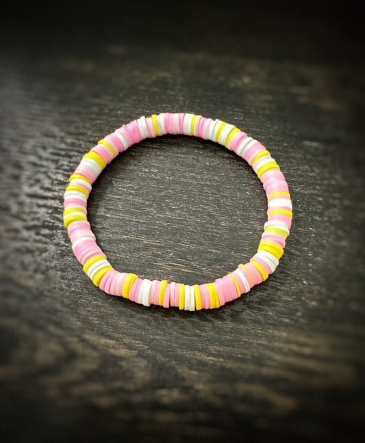 Pink Lemonade Confetti Bracelet