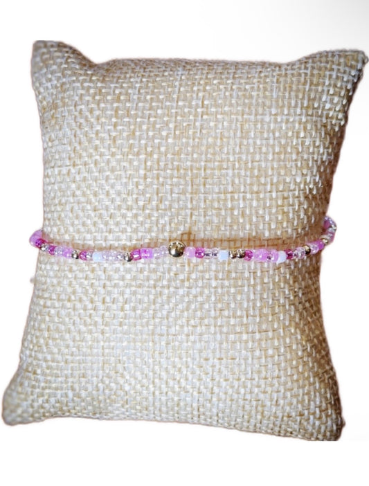 Mystic Pink Barn Owl Bracelet