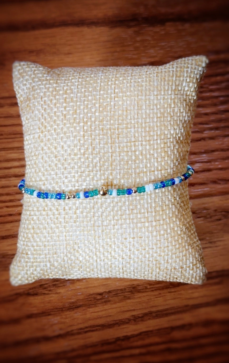 Ocean Blue Barn Owl Bracelet