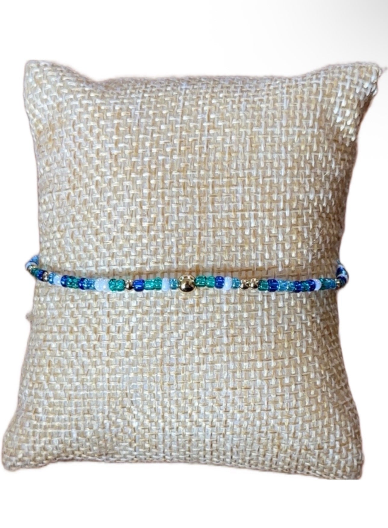 Ocean Blue Barn Owl Bracelet