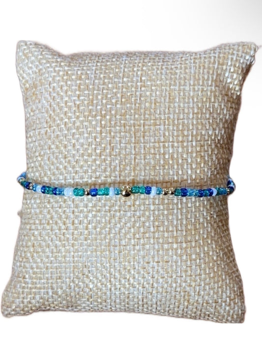 Ocean Blue Barn Owl Bracelet